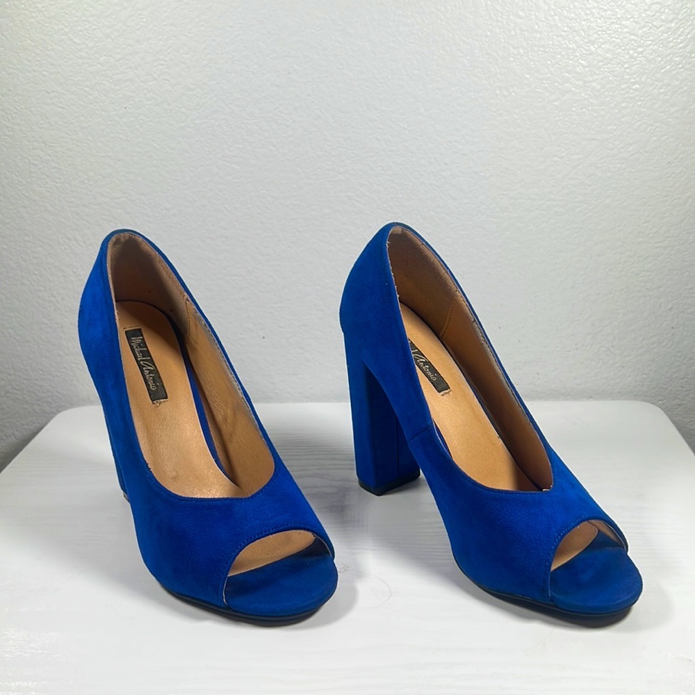 Michael Antonio Womens Haver Peep Toe Dress Pump Heels size 7.5